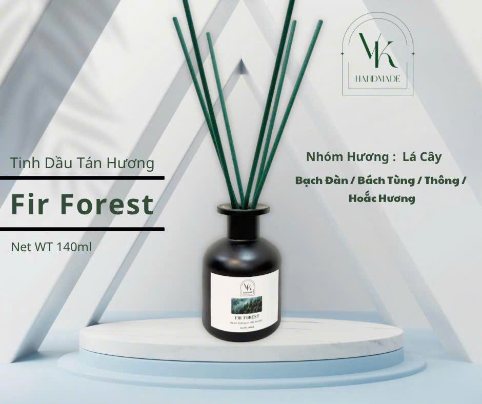 Bộ Tán Hương Que Mây VKcandle  Reed Diffuser FIR FOREST